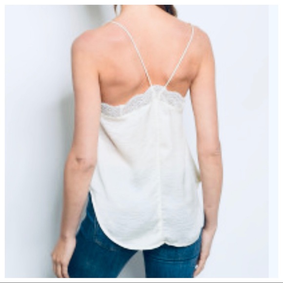 ✨LAST ONES✨OFF WHITE PRETTY LACE CAMISOLE - Picture 5 of 5